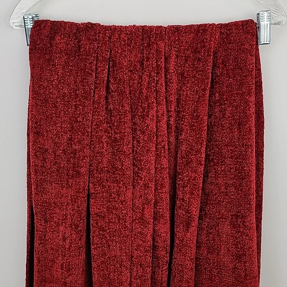 Pier 1 imports Chenille throw blanket red
